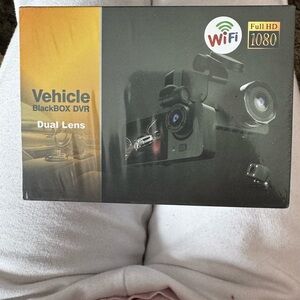 BlackBOX DVR Dual Lens WiFi Full HD 1080 Dash Camera - Black